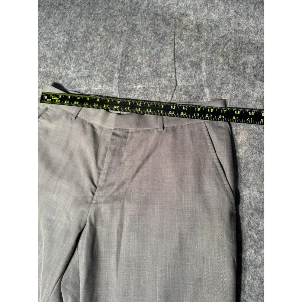 Perry Ellis Portfolio‎ Straight Dress Pants Men's Size 34/32 Gray City Pair